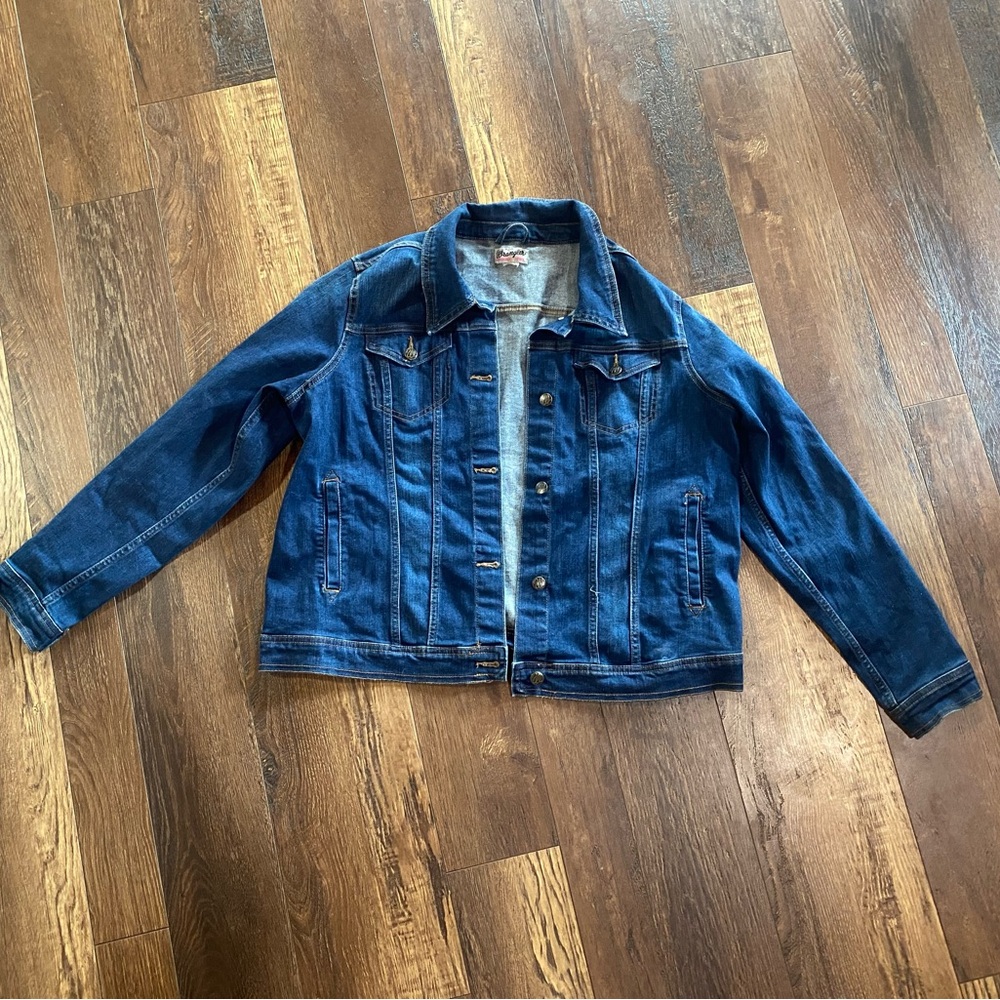 Vintage Wrangler Classic Dark Blue Denim Jacket